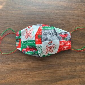 Multicolored Christmas Face Mask
